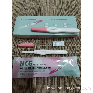 Eine Berührung grundlegender HCG -Schwangerschaftstest mit Midstream 3.0mm